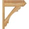 Ekena Millwork Olympic Rough Sawn Arts and Crafts Outlooker, Western Red Cedar, 8"W x 24"D x 28"H OUT08X24X28OLY03RWR - alternate 3